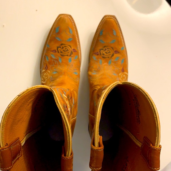 Women’s Hand Embroidered Lucchese Classic Size 8.5 US (39 EU) Cowboy Boots - Picture 5 of 12